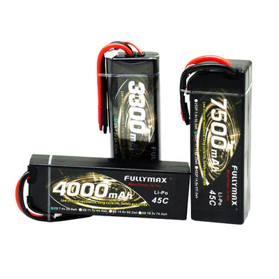 7.4V 2S Rc カーバッテリーパック Lipo 3300Mah 7500Mah
