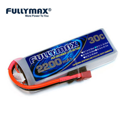 3細胞11.1 V 2200mah Lipo電池3s Rcモデル電池のリチウム イオン電池