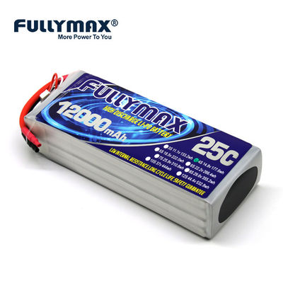 4s 12000mah Lipo電池14.8v 25Cの高容量の私用道楽者の無人機電池のパック