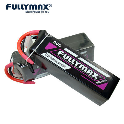 5600mAh 80C 6S 22.2v Lipoの電池RCの飛行機の電池の寿命の安全