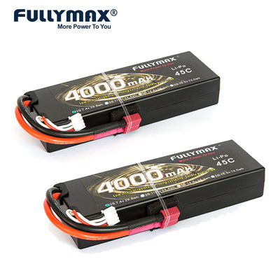 2S 45C 7.4 V 4000mah バッテリー 充電式リチウム イオン RC モデル バッテリー