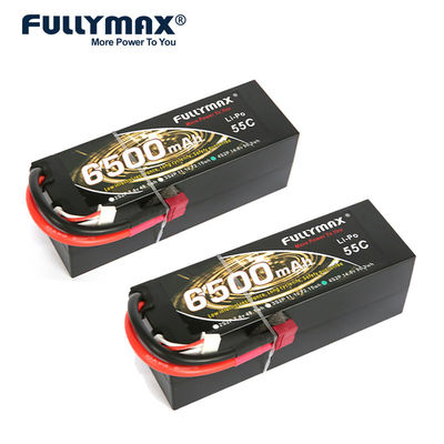 T Plug Rc Model 4S Lipo電池14.8v 55C 6500mAhの趣味の学部長電池