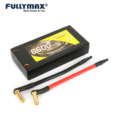 1S Lipo電池3.7V 90C 6600mAhの飛行機の模型のボート電池はFullymax電池を詰める