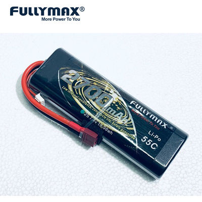 Lipo 2s 2700mah 55C 2s Rc電池7.4vの模型飛行機電池のFullymax Lipo電池