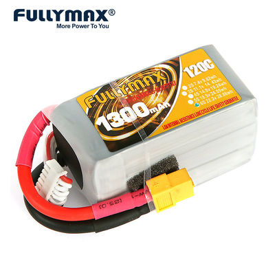 22.2V 6s 1300mah リポ Rc バッテリー 1300mah 120C 高放電率ドローン FPV スカイラーク M4-Fpv250