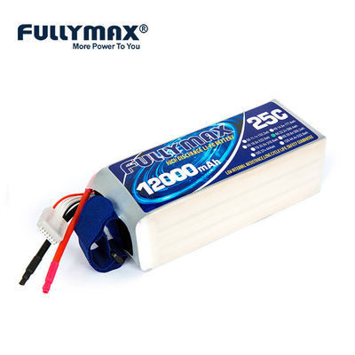12000mah 6s Lipoの充電電池22.2V 25Cの商業無人機電池