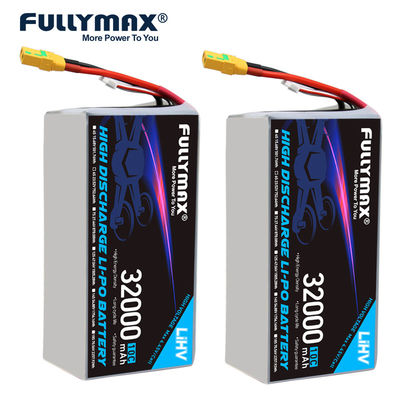 フルマックス 6s 32000mah リポバッテリー 飛行機 4.45V 32000mAh 23.52V 10C XT90-s 高電圧
