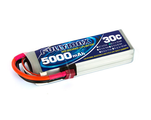 RC車、RCの航空機、RCのヘリコプターのための学部長のコネクターとのFULLYMAX LiPo電池のパック30C 5000mAh 3S 11.1V