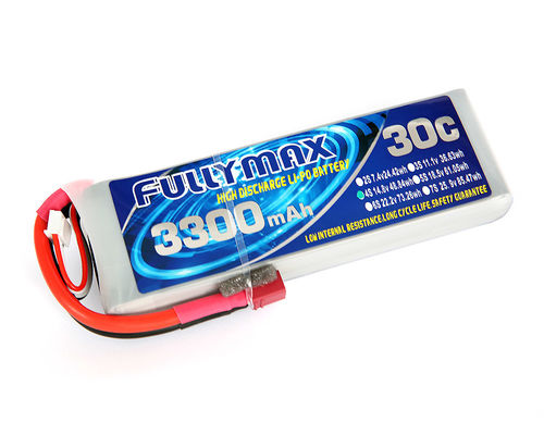 RC車RCの航空機RC HeliのためのTのプラグとのFULLYMAX LiPo電池のパック30C 3300mAh 4S 14.8V