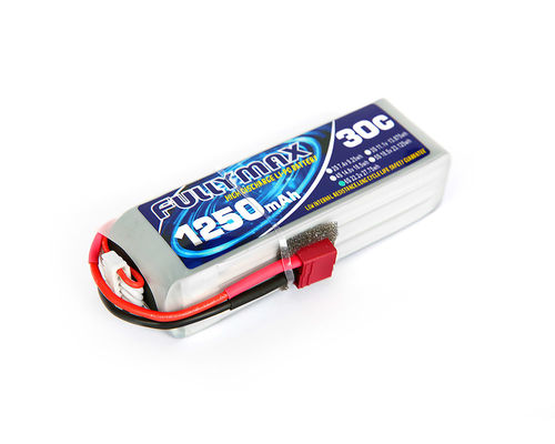 RC Heli RCの航空機のためのConnector LiPo Battery Pack 30C 1250mAh 6S 22.2V学部長