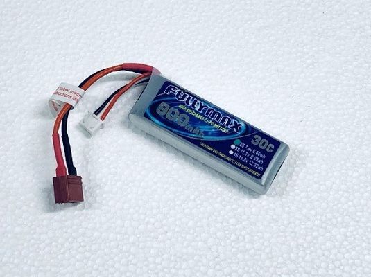 FPVの無人機RCのヘリコプターのモデルおかしなクローラー トラックのための7.4V 900mAh 30C LiPO電池