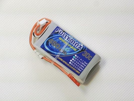 マイクロRCの飛行機のためのJSTのプラグが付いている11.1V 450mAh 3S 30C LiPo電池