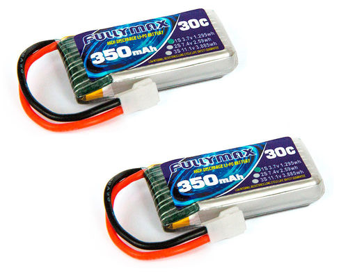 小型RCモデルおもちゃの飛行機のための3.7V 1S 350mAh 35C LiPO電池